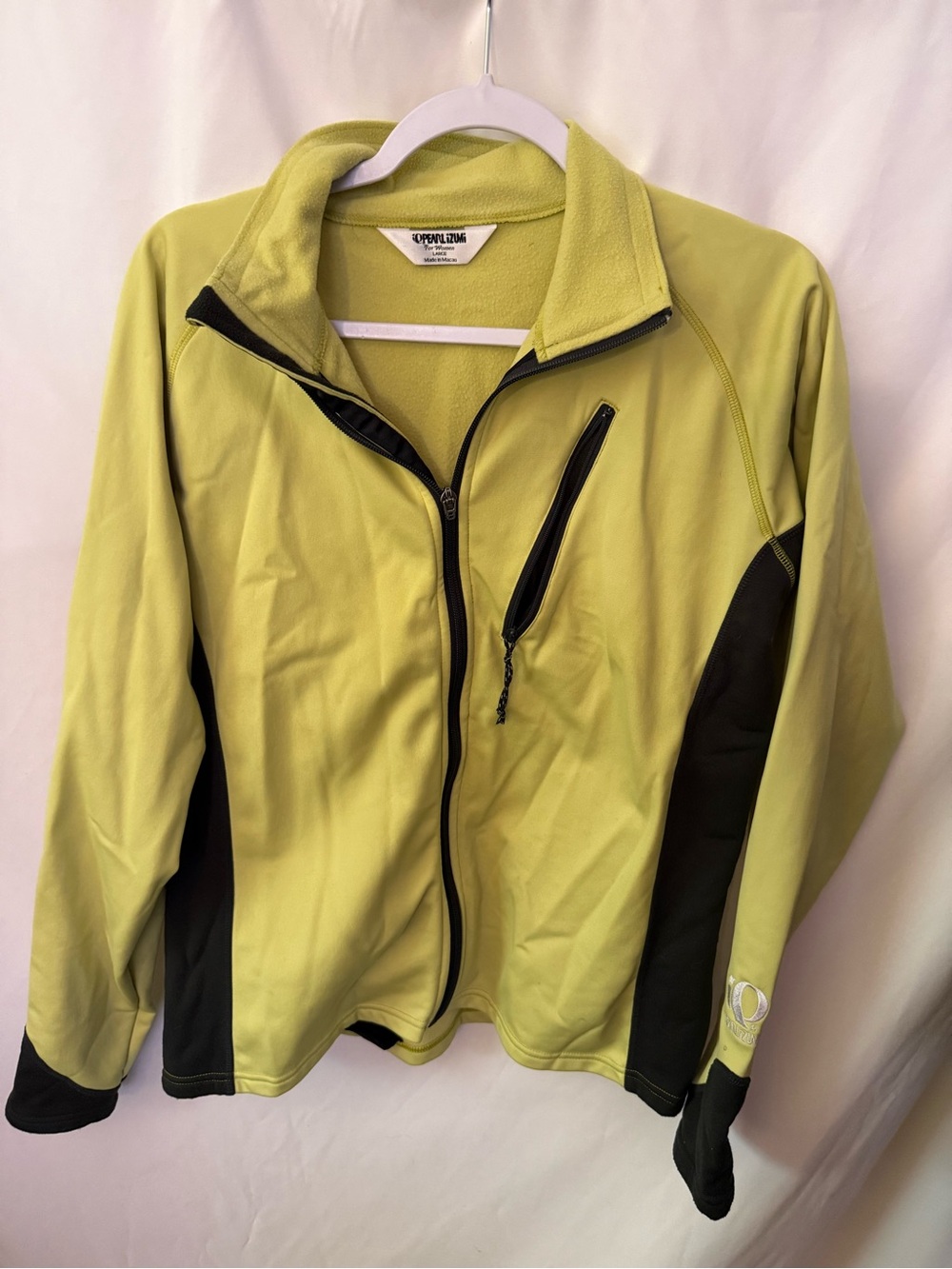 Pearl Izumi Lime Green and Black Active Utility Jacket
